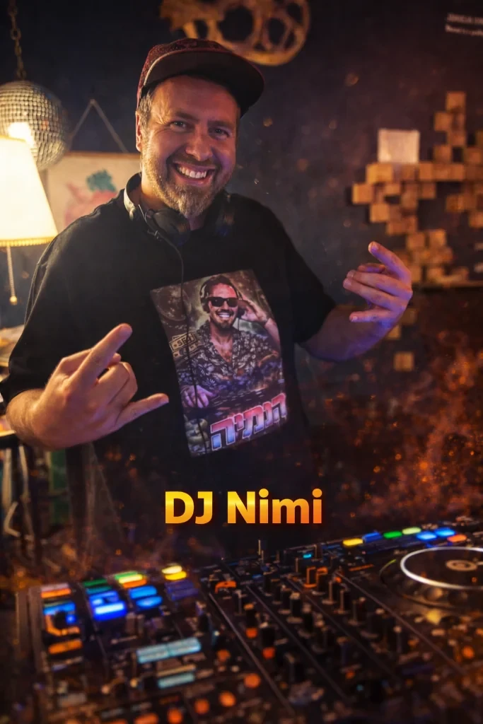Portrait of DJ Nimi — Nimrod Porath
